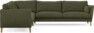 Winston - Hörnsoffa, 2+3-sits - Grön