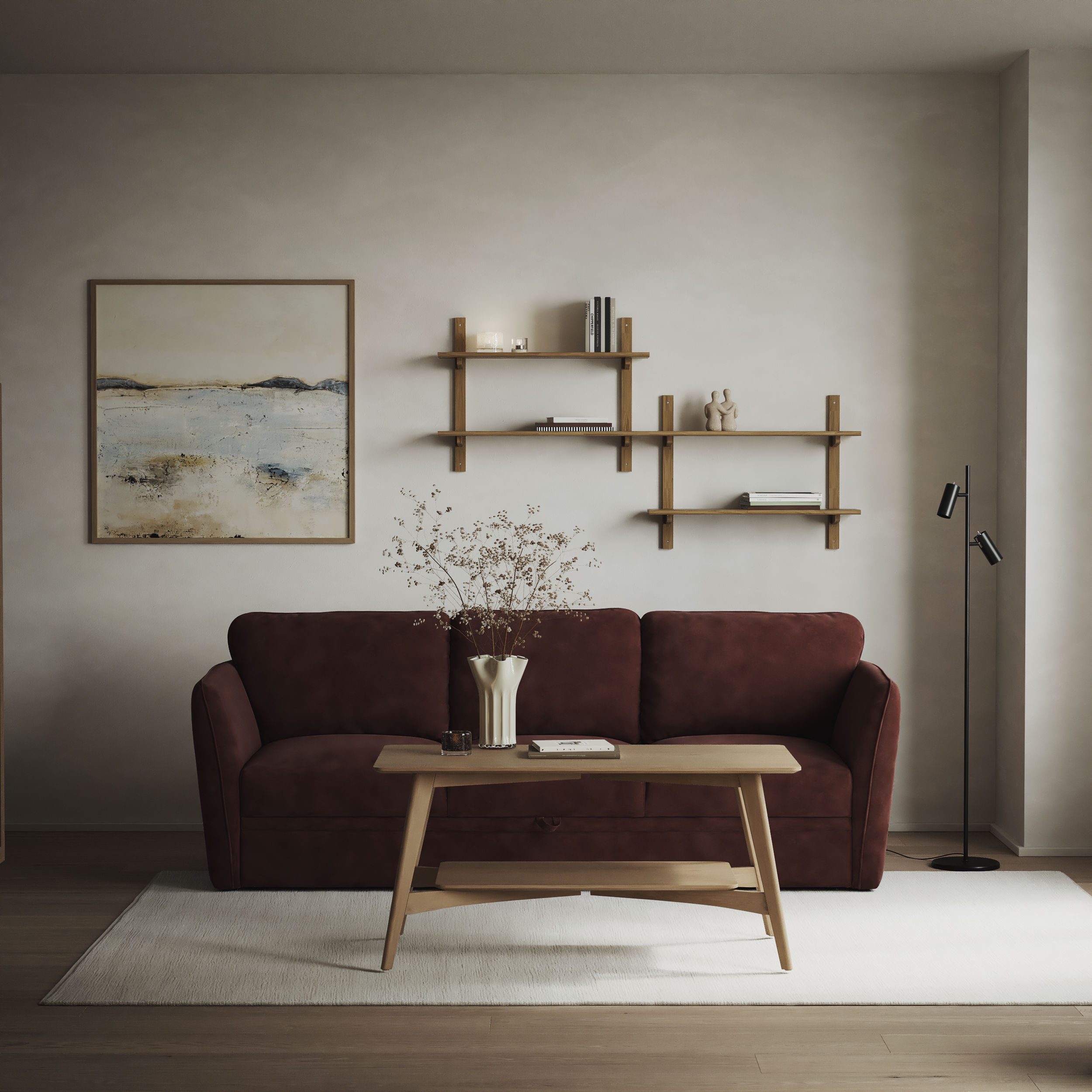 Öland - Bäddsoffa 3-sits, längsbäddad - inspiration