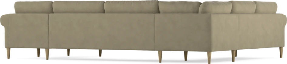 Bridge - Hörnsoffa, 2+3-sits med schäslong höger - Beige