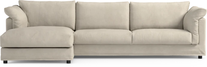 Cherrie, 3-sits soffa med schäslong vänster, med kappa