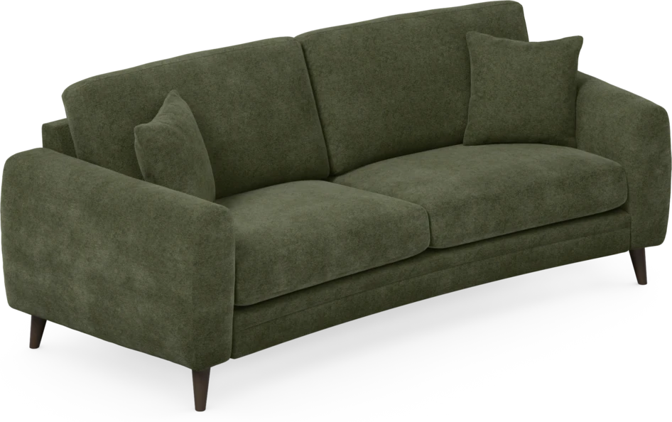 Eden - 2,5-sits soffa svängd - Grön