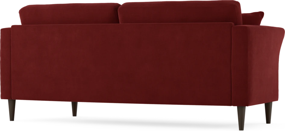 Eden - 2,5-sits soffa svängd - Röd