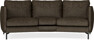 Madison - 3-sits soffa svängd, 70 cm - Brun