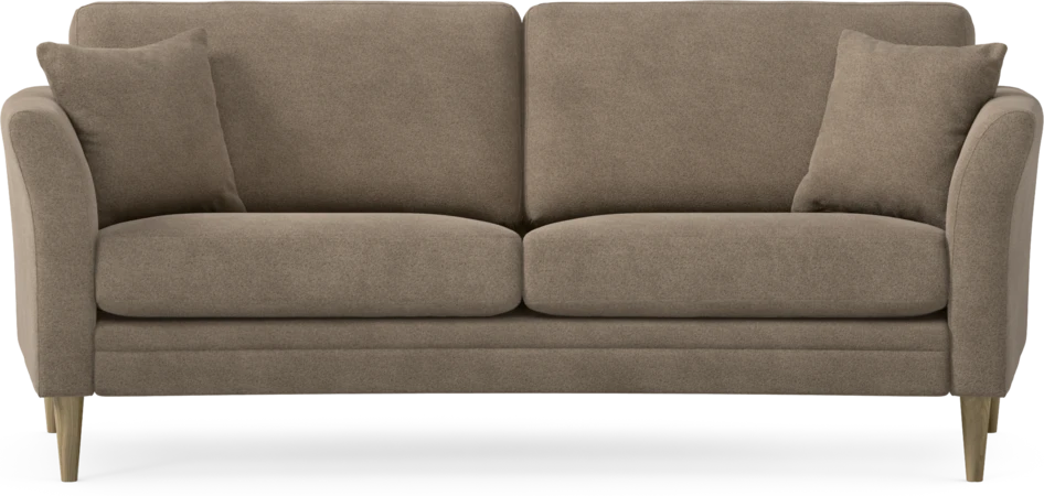 Eden - 2,5-sits soffa svängd - Brun