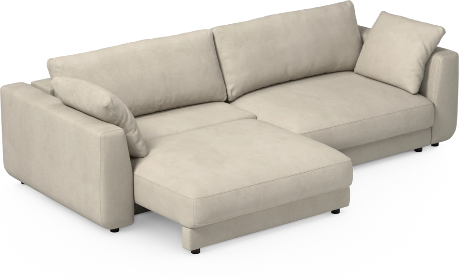 Amie - Bäddsoffa 4-sits - Vit