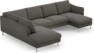 Madison Lux - 2-sits soffa med divan vänster och schäslong höger - Grå