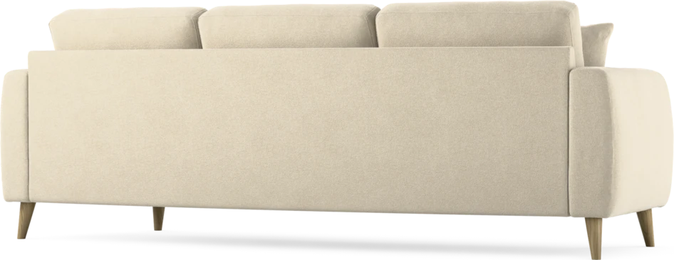 Eden - 3-sits soffa svängd - Beige