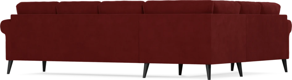 Eden - Hörnsoffa, 2+3-sits - Röd