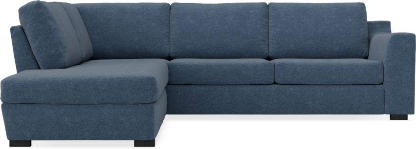 Friday - 2,5-sits soffa med divan vänster - Blå