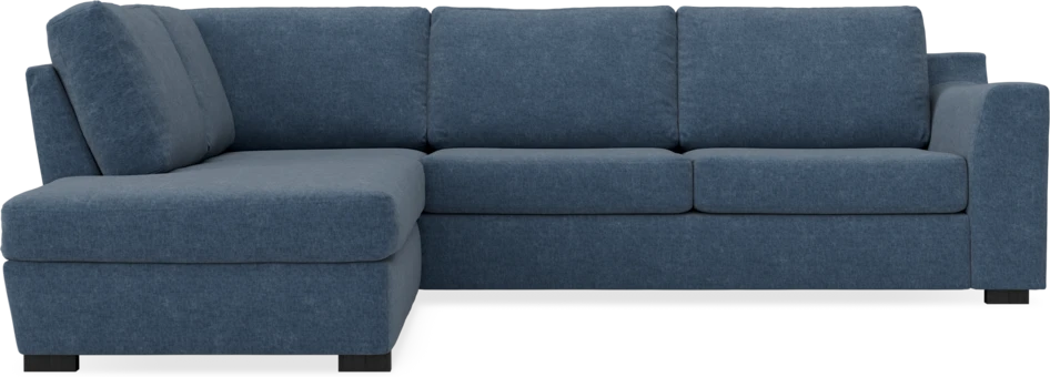 Friday - 2,5-sits soffa med divan vänster - Blå