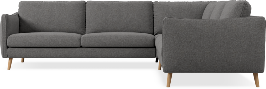 Madison Lux - Hörnsoffa 3+2-sits, hörn 1 - Grå