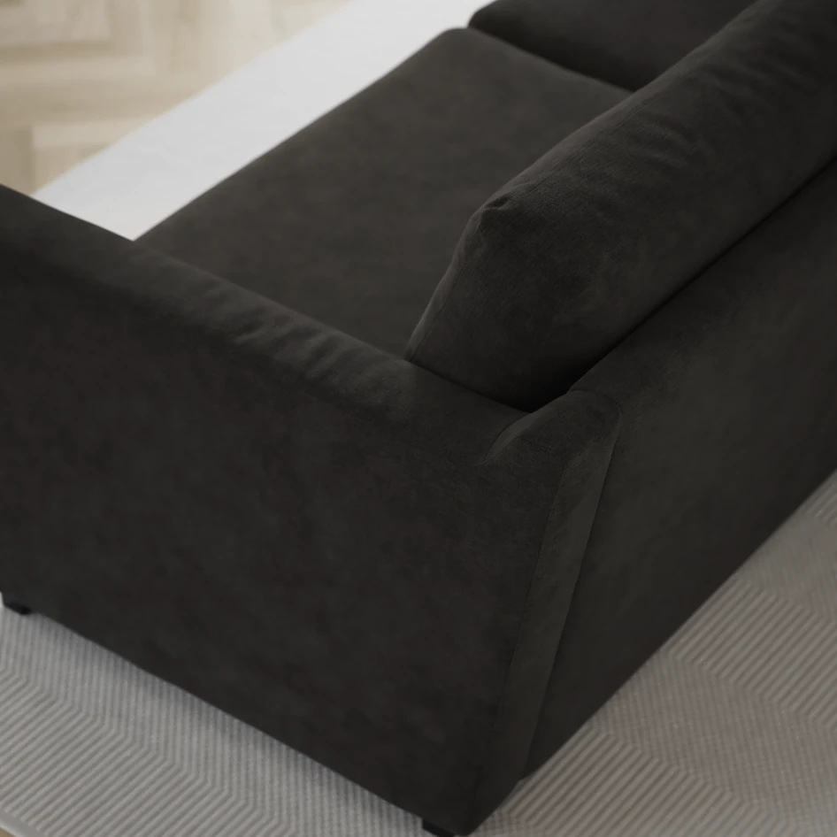 Friday - 2,5-sits soffa med divan vänster - Grå