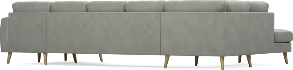 Eden - 3-sits soffa med divan vänster och schäslong höger - Grå