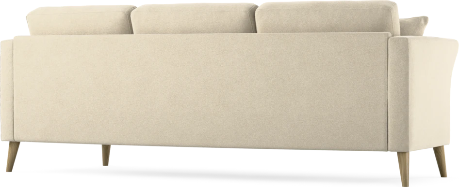 Eden - 3-sits soffa svängd - Beige
