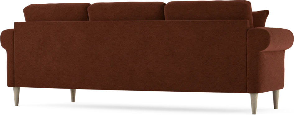 Eden - 3-sits soffa svängd - Orange