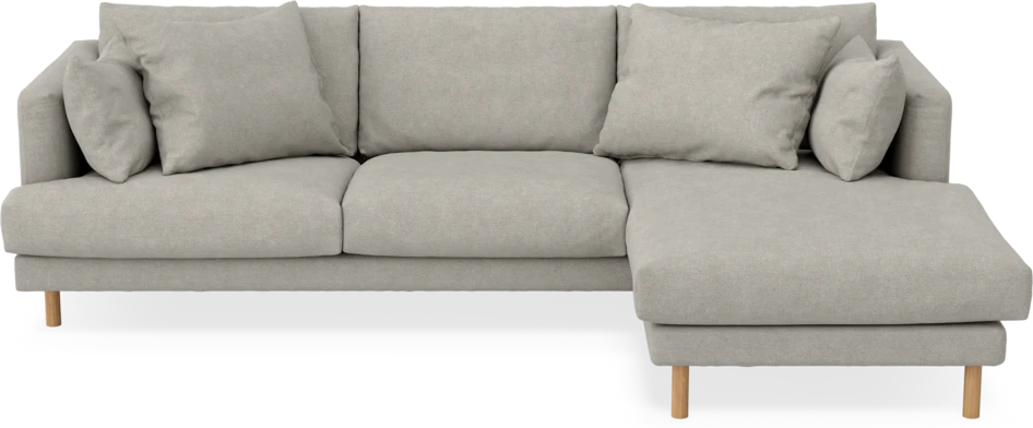 Harper - 4-sits med schäslong höger  - Beige