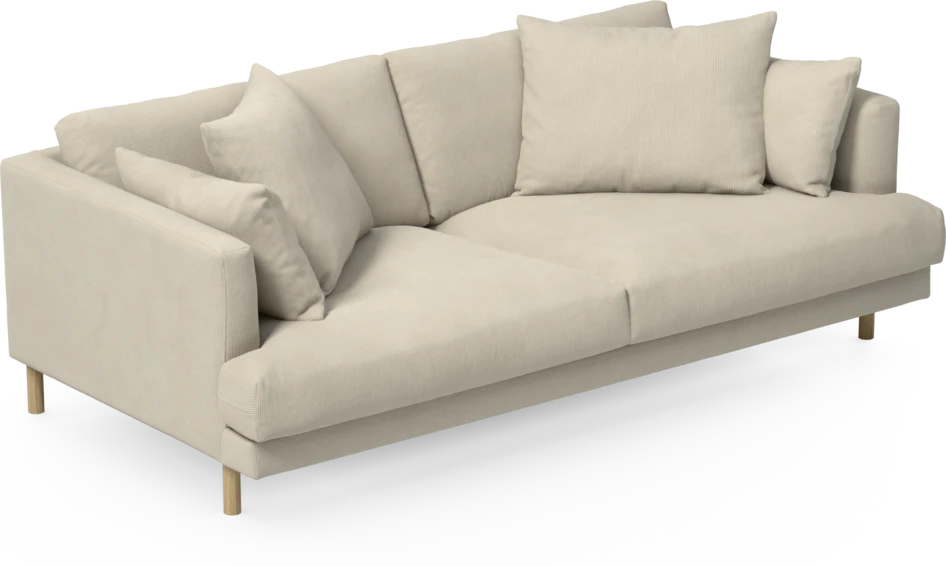 Harper - 3-sits soffa - Vit