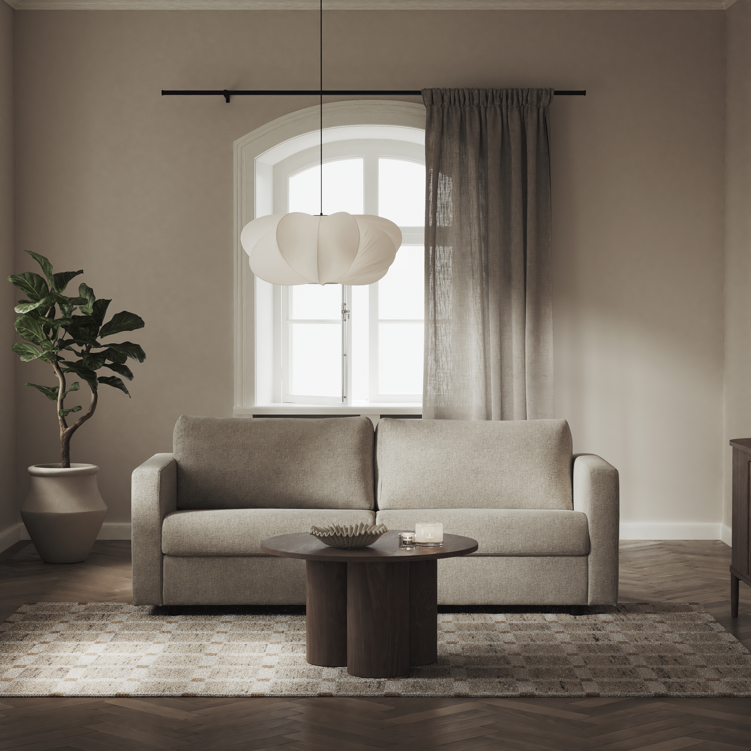 Lindö, Bäddsoffa 3-sits 