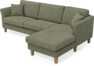 Eden - 2,5-sits soffa med schäslong - Grön