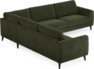 Bridge - Hörnsoffa, 2+3-sits - Grön