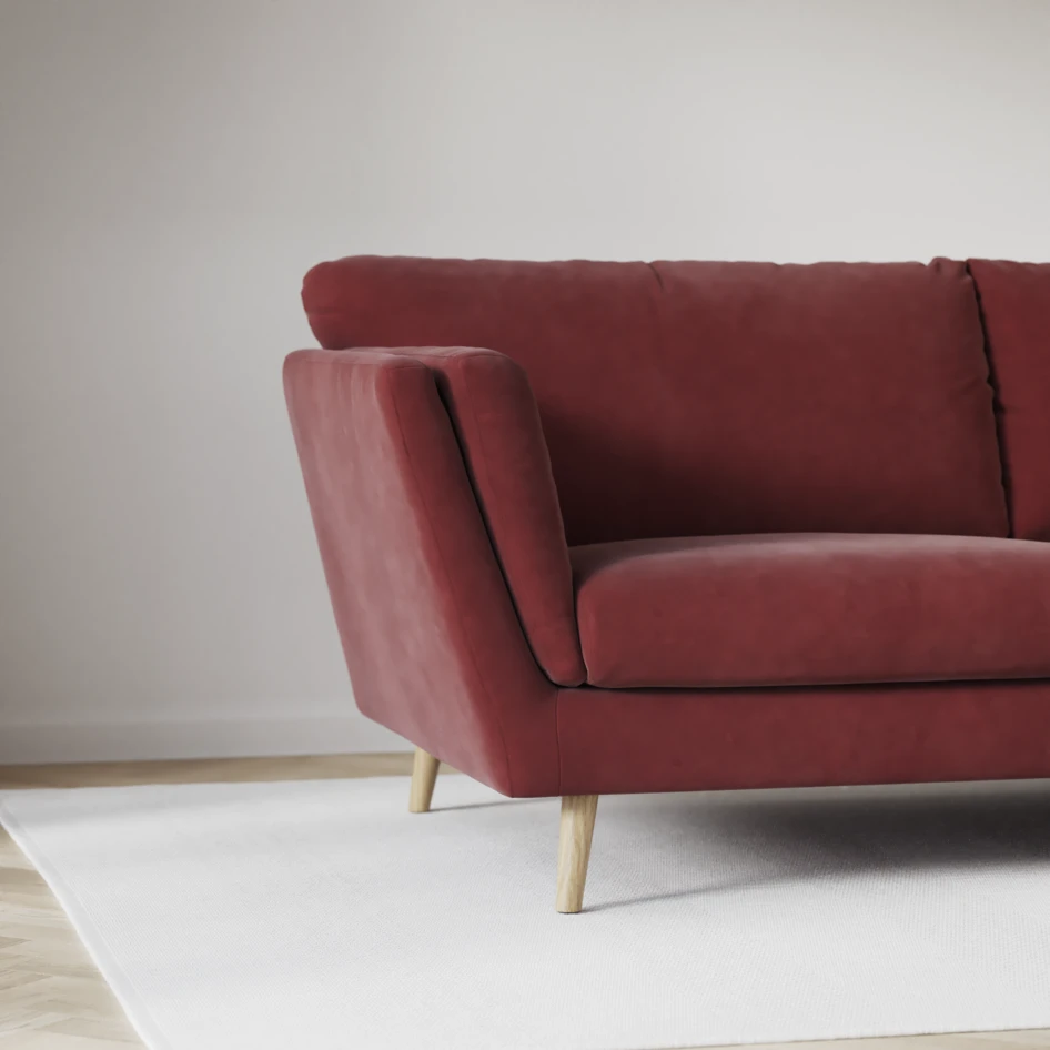 Madison Lux - Hörnsoffa 2+3-sits, hörn 2 - Rosa