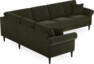 Eden - Hörnsoffa, 2+3-sits - Grön