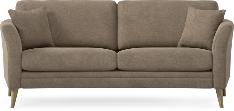 Eden - 2,5-sits soffa svängd - Brun