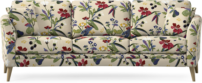 Eden - 3-sits soffa svängd - Flerfärgad