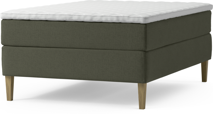 Delux Dream - Kontinentalsäng, enkelsäng 140 cm med bäddmadrass och sängben