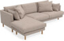 Harper - 4-sits med schäslong vänster - Beige