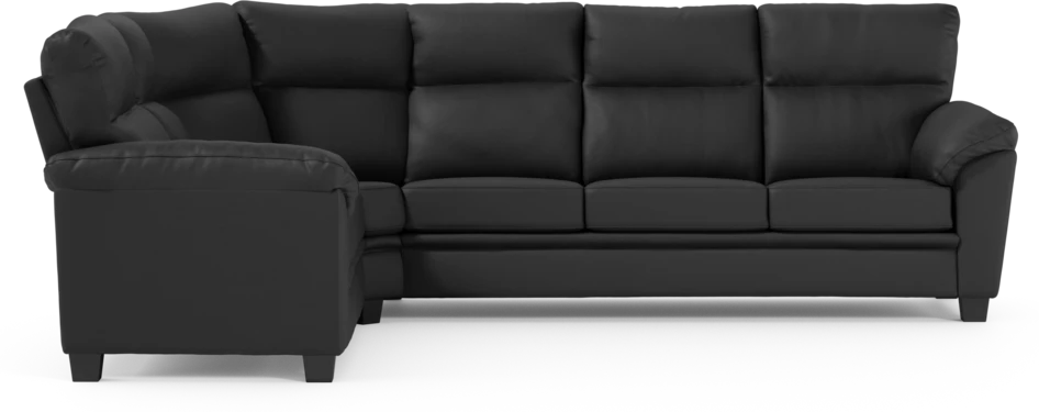 Tage - Hörnsoffa, 2+3-sits - Svart