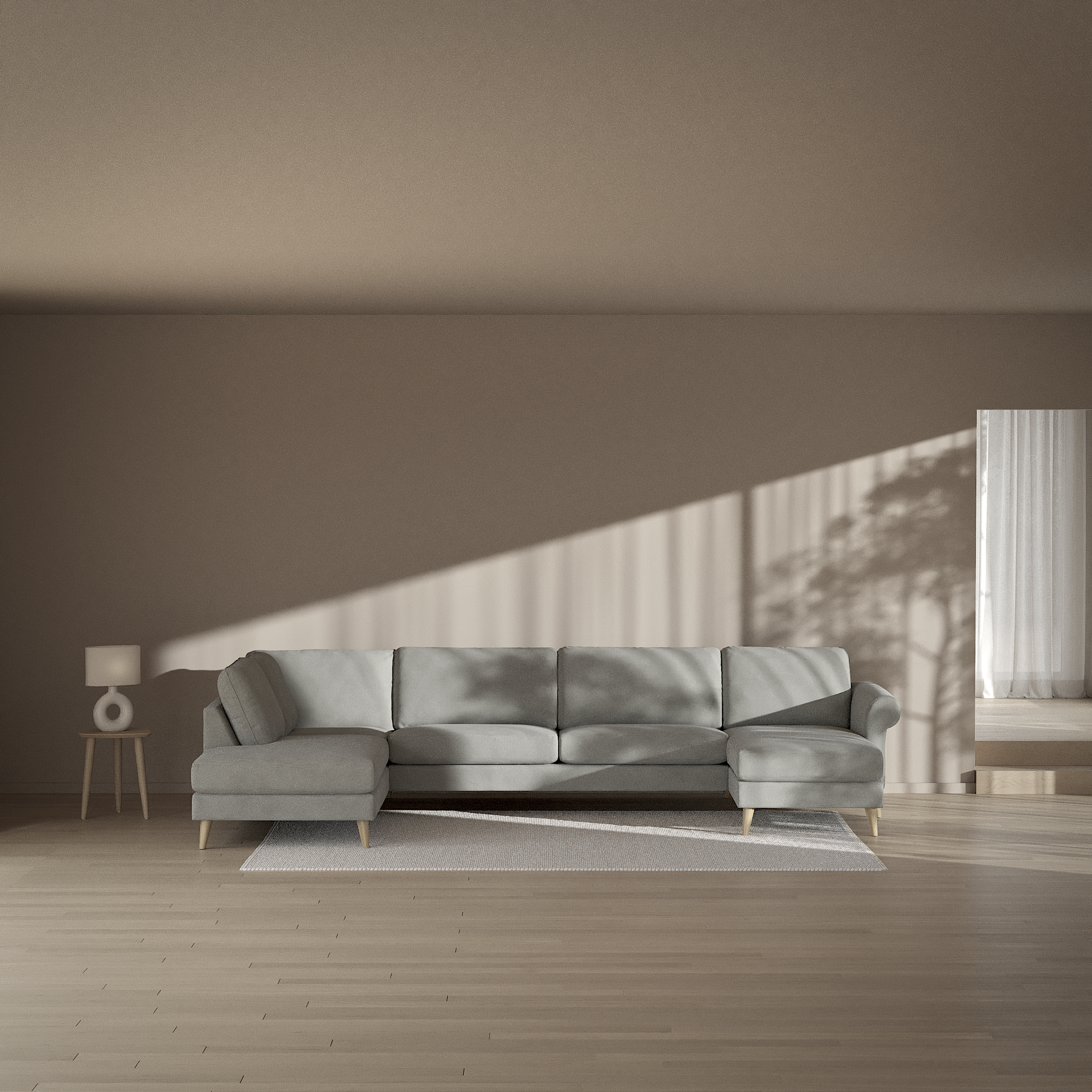 Bridge - 3-sits soffa med divan vänster och schäslong höger - inspiration