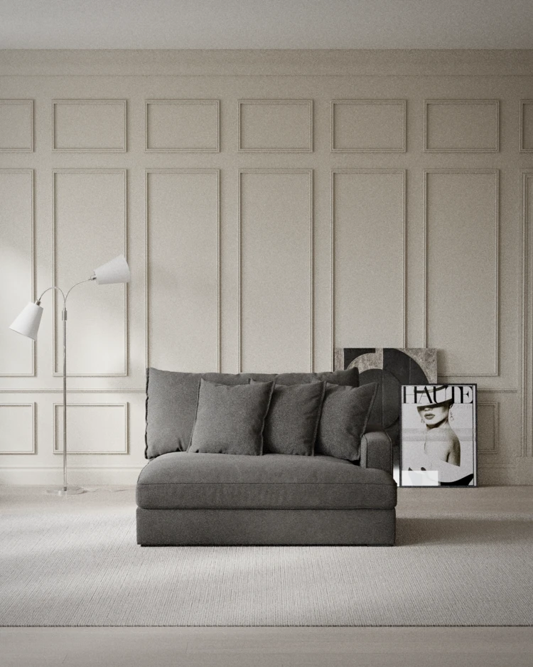 Rossi - 2-sits med armstöd höger - inspiration
