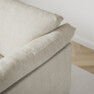 Cherrie - 3-sits soffa, hel dyna och kappa - Beige