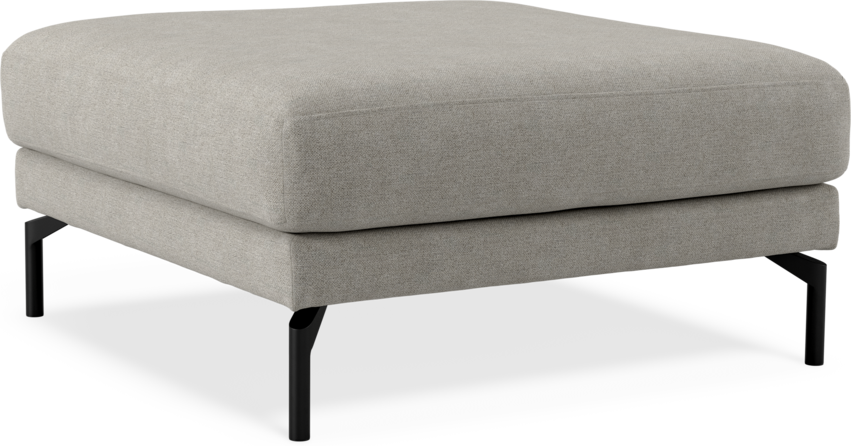 Willow - Fotpall, fast klädsel - Beige