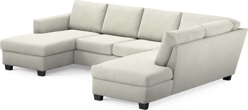 Friday - 3-sits soffa med schäslong vänster och divan höger - Vit