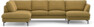 Madison Lux - 2-sits soffa med divan vänster och schäslong höger - Gul