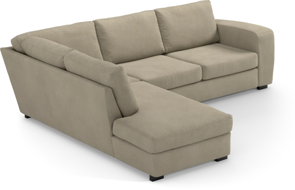 Friday - 2,5-sits soffa med divan vänster - Beige