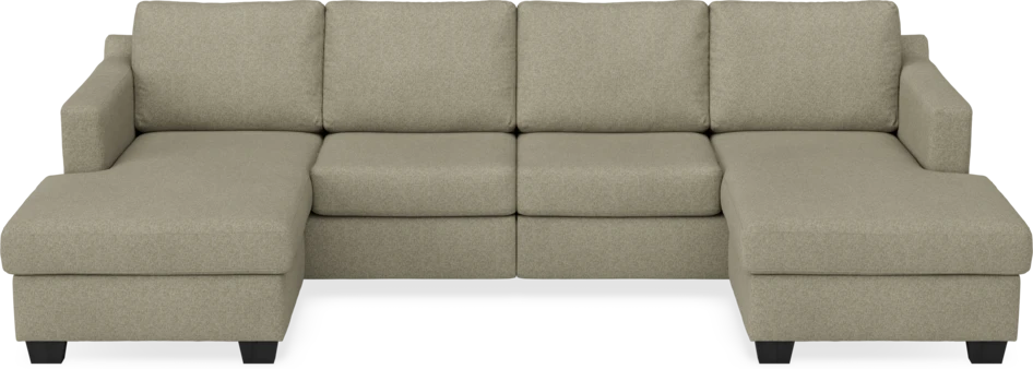 Friday - 2-sits soffa med två schäslonger - Beige