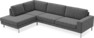 Sierra - 3-sits soffa med divan vänster - Grå