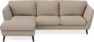 Madison Lux - 2-sits soffa med schäslong vänster - Beige