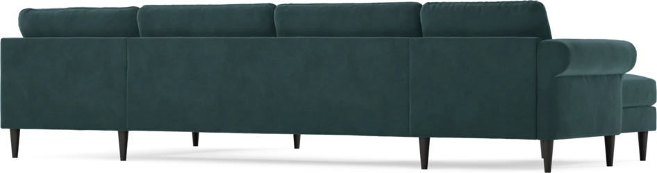 Bridge - 3-sits soffa med schäslong vänster och divan höger - Blå