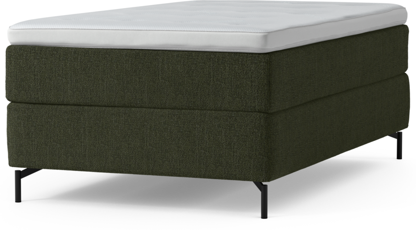 Delux Dream - Kontinentalsäng, enkelsäng 120 cm med bäddmadrass och sängben