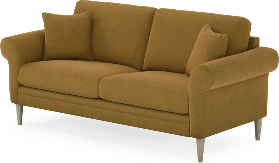 Eden - 2,5-sits soffa - Gul