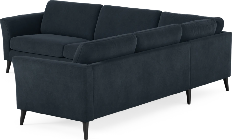 Bridge - Hörnsoffa, 3+2-sits - Blå