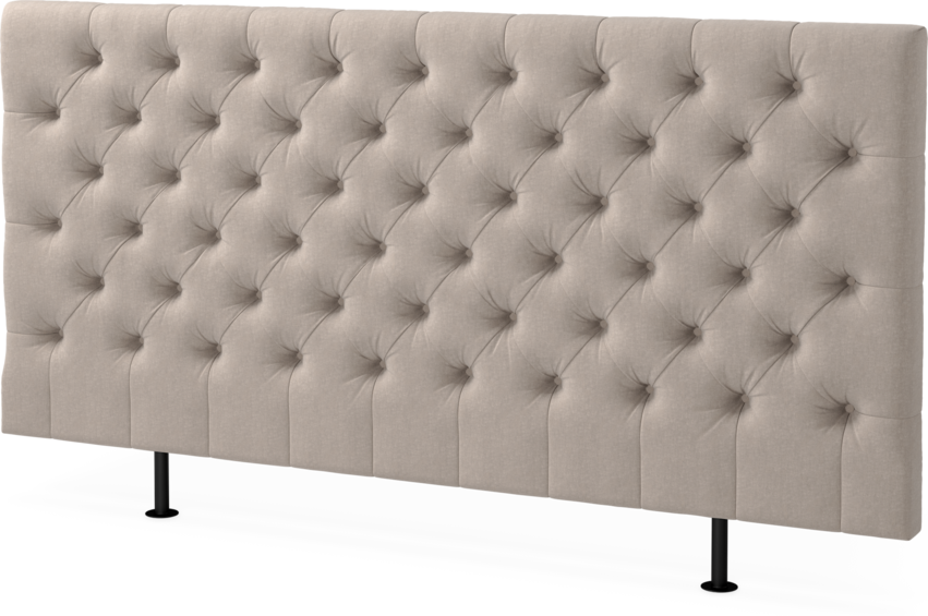 Cape pikerad - Sänggavel låg, , 90-210 cm - Beige