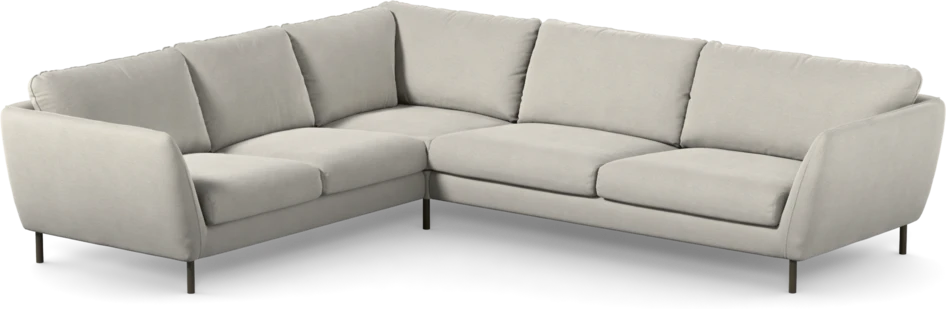 Madison Lux - Hörnsoffa 2+3-sits, hörn 1 - Vit