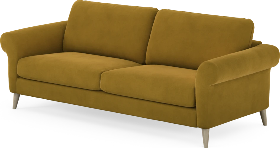 Bridge - 3-sits soffa - Gul