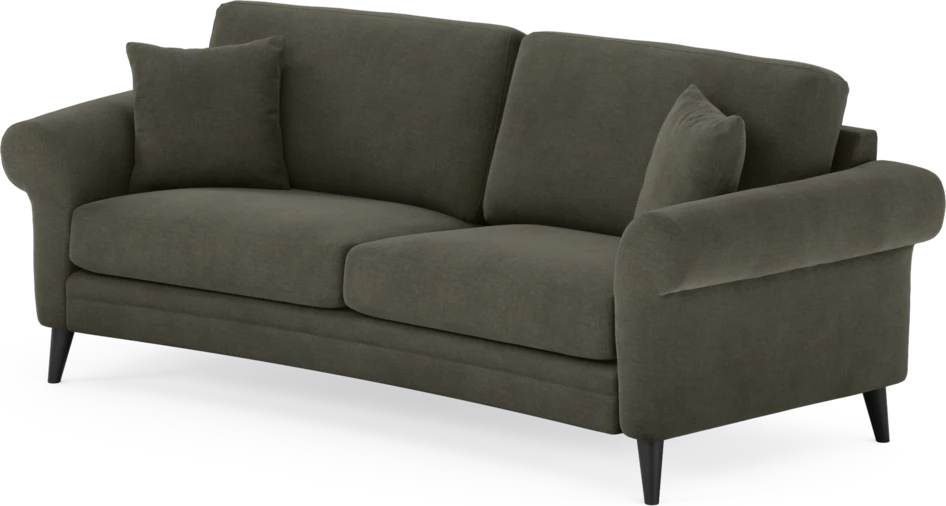 Eden - 2,5-sits soffa svängd - Grå