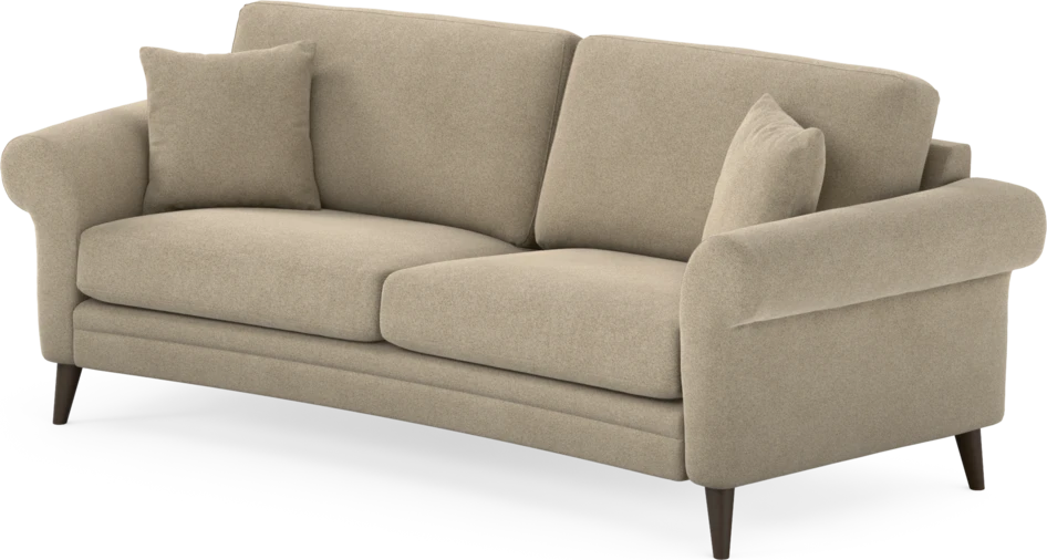 Eden - 2,5-sits soffa svängd - Beige